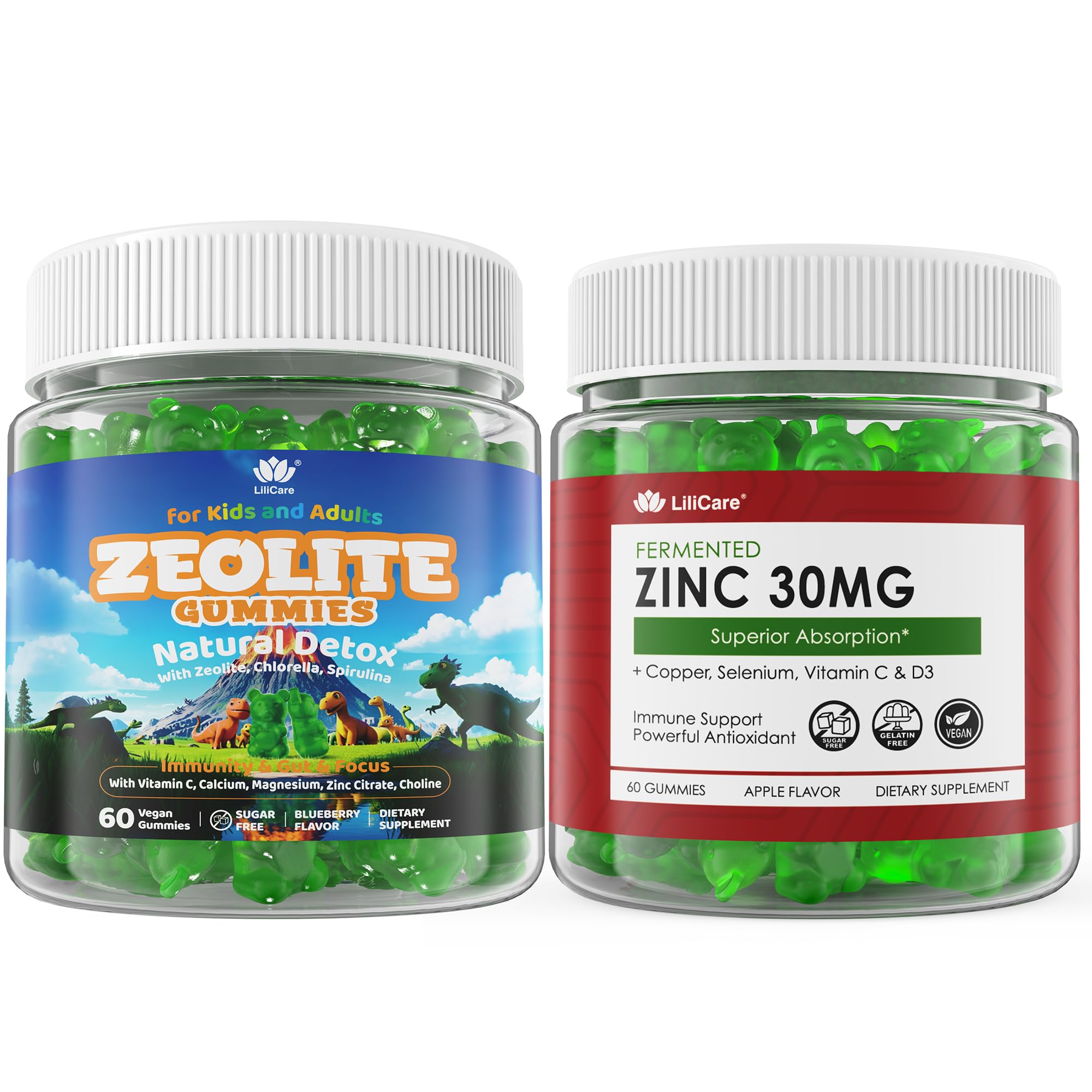 DET o １０bottlesdetoxDETSsss Amazon.com: 2pack Zeolite Detox Gummies for Kids & Adults + 2 Pack